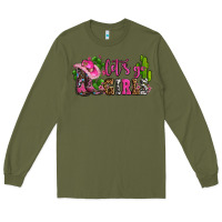 Army Green lets go girls with boots and hats Long Sleeve Tee - AdoDesignShop