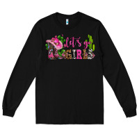 Black lets go girls with boots and hats Long Sleeve Tee - AdoDesignShop