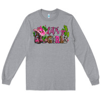 Heather Grey lets go girls with boots and hats Long Sleeve Tee - AdoDesignShop