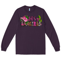 Plum lets go girls with boots and hats Long Sleeve Tee - AdoDesignShop