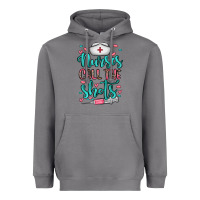 Nurses Call The Shots Heavyweight Hoodie | Teevron