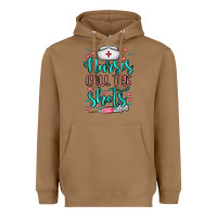 Toasted Coconut nurses call the shots Heavyweight Hoodie - NancyCooperArtShop