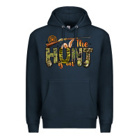 Navy the hunt is on Premium Hoodie - Artiststas