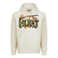 Oatmeal Heather the hunt is on Premium Hoodie - Artiststas