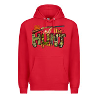 Red the hunt is on Premium Hoodie - Artiststas