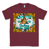Burgundy teaching my tribe tumbler Classic Tee - BundleAndBundleShop