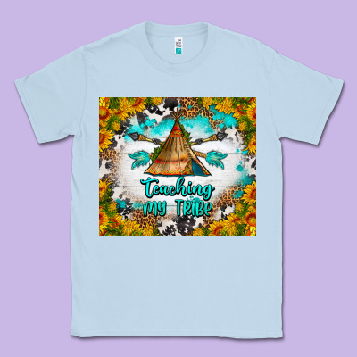 Teaching My Tribe Tumbler Classic Tee Designed By Bundleandbundleshop