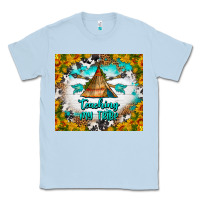 Dusty Blue teaching my tribe tumbler Classic Tee - BundleAndBundleShop