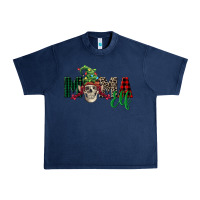 Navy Mama elf skull Urban Heavy Tee - FaDigitalArtStudio