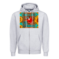 Heather Grey just a girl who loves ladybugs Zipper Hoodie - LillyAllenDesigns