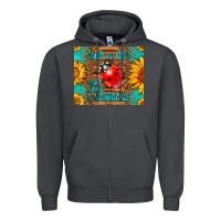 Smoke just a girl who loves ladybugs Zipper Hoodie - LillyAllenDesigns