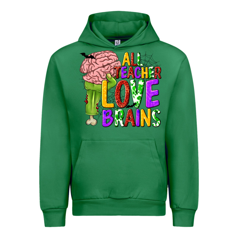 All Teacher Love Brains Urban Hoodie by texasbilliewilder | Teevron