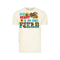 Vintage Arctic my heart is on that field american football Vintage Tee - HRA Design Shop