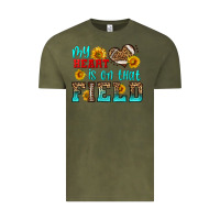Vintage Olive my heart is on that field american football Vintage Tee - HRA Design Shop