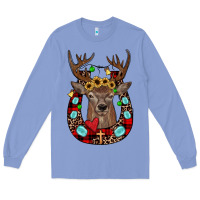 Colony Blue christmas horseshoe Long Sleeve Tee - JahusDesignShop