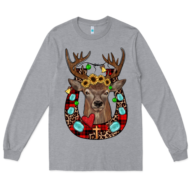 Christmas Horseshoe Long Sleeve Tee by JahusDesignShop | Teevron