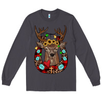Smoke christmas horseshoe Long Sleeve Tee - JahusDesignShop