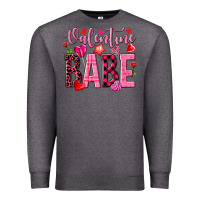 Charcoal Heather valentine babe Premium Sweatshirt - NancyCooperArtShop