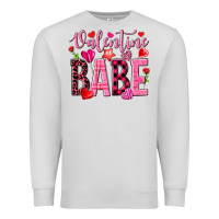 Dove Grey valentine babe Premium Sweatshirt - NancyCooperArtShop