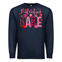 Navy valentine babe Premium Sweatshirt - NancyCooperArtShop