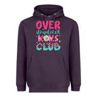 Plum over stimulated moms club Heavyweight Hoodie - NancyCooperArtShop