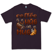 Plum coffee is a hug in a mug Premium Tee - BarkalooDesign
