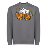 Storm beer with christmas lights Heavyweight Sweatshirt - FaDigitalArtStudio