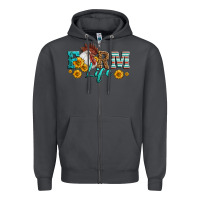 Smoke Western Farm Life Rooster Head Zipper Hoodie - LillyAllenDesigns