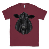 Burgundy black angus Classic Tee - JahusDesignShop