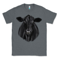 Charcoal Heather black angus Classic Tee - JahusDesignShop
