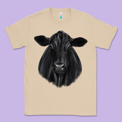 Black Angus Classic Tee Designed By Jahusdesignshop