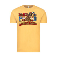 Vintage Mustard loud and proud football mom Vintage Tee - HRA Design Shop