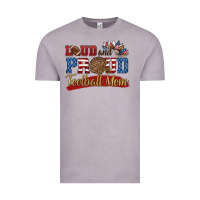 Vintage Zinc loud and proud football mom Vintage Tee - HRA Design Shop