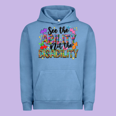 See The Ability Not The Disability Urban Hoodie Designed By Nancycooperartshop