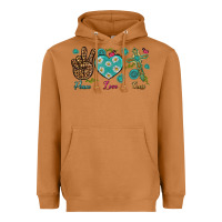 Meerkat peace love cross Heavyweight Hoodie - NancyCooperArtShop