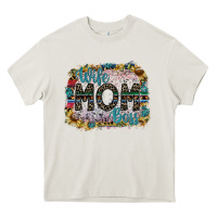 Cream wife mom boss Heavy Core Tee - SublimationCraftShop