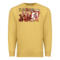 Antique Gold teaching is my jam Premium Sweatshirt - NancyCooperArtShop