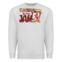 Dove Grey teaching is my jam Premium Sweatshirt - NancyCooperArtShop