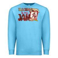 Ocean Blue teaching is my jam Premium Sweatshirt - NancyCooperArtShop
