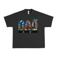 Pigment Black dad man myth legend Urban Heavy Tee - HRA Design Shop