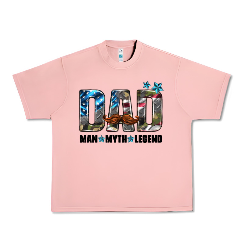 Dad Man Myth Legend Urban Heavy Tee by HRA Design Shop | Teevron