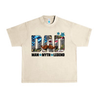 Sandshell dad man myth legend Urban Heavy Tee - HRA Design Shop