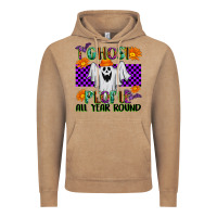 Vintage Coffee I Ghost People All Year Round Vintage Hoodie - texasbilliewilder