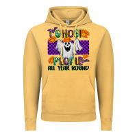 Vintage Mustard I Ghost People All Year Round Vintage Hoodie - texasbilliewilder