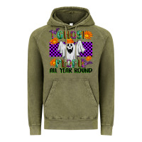 Vintage Olive I Ghost People All Year Round Vintage Hoodie - texasbilliewilder