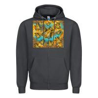Smoke Bumble Bees Zipper Hoodie - LillyAllenDesigns