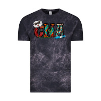 Cloud Black cna Vintage Tee - CowhideDigitalArt
