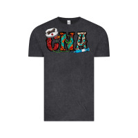 Vintage Black cna Vintage Tee - CowhideDigitalArt