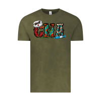 Vintage Olive cna Vintage Tee - CowhideDigitalArt