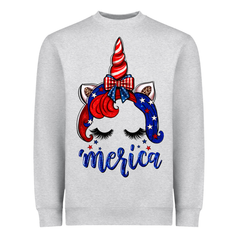 4th Of July Unicorn Heavyweight Sweatshirt by Neo Western | Teevron